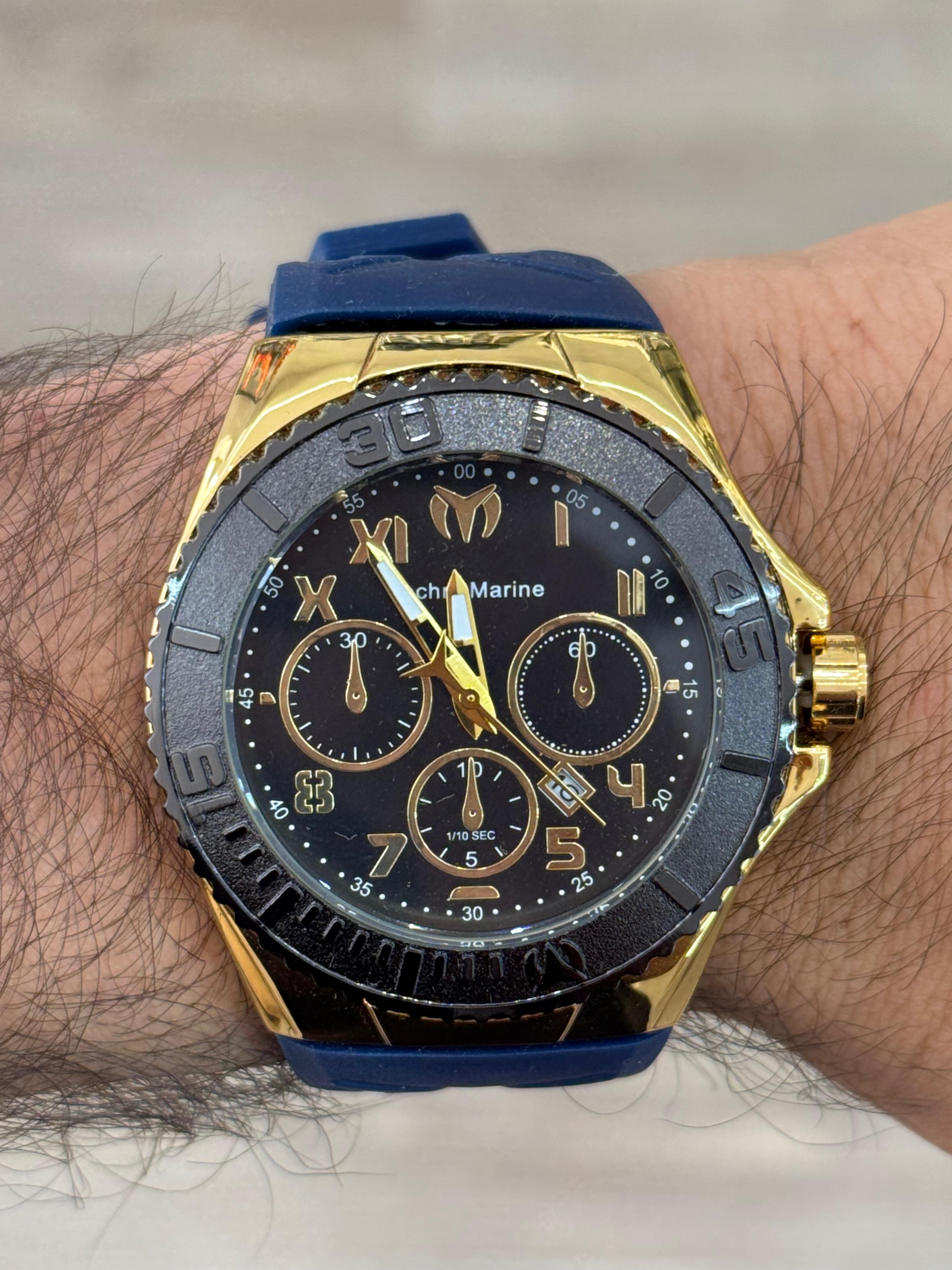 Reloj Deportivo en Acero y Silicona™